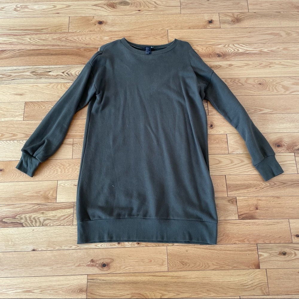 Forever 21 Olive Sweater Dress